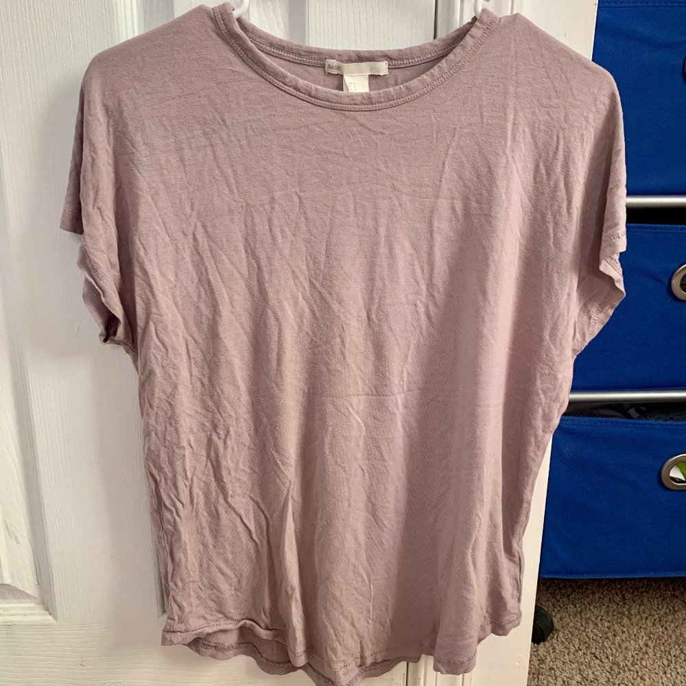 H&M Linen Short Sleeve Top